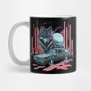 Night call. Wolf Mug